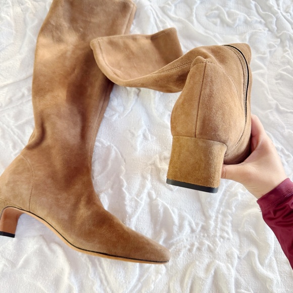 VINCE Kitten Heel Suede Boot Size 7 New - Picture 6 of 8